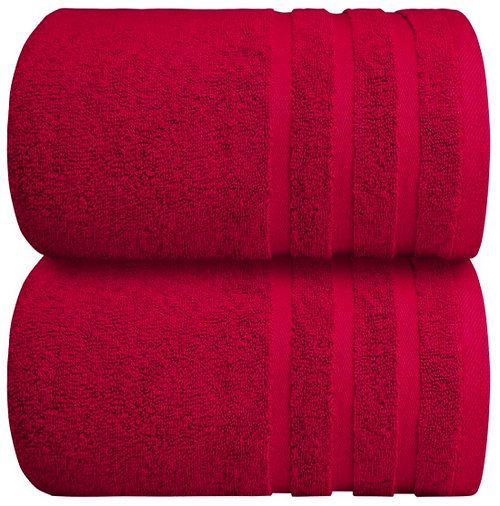 Thick 600 GSM cotton bath towels for daily use